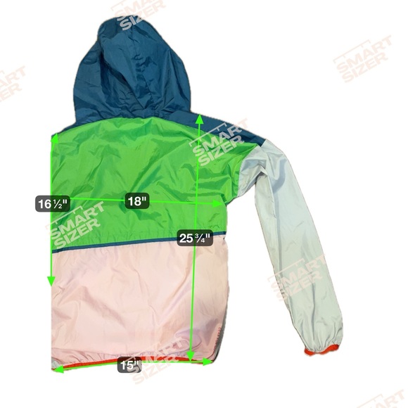 Cotopaxi Teca Half Zip Blue and Green Color Block Jacket-Unisex - Picture 7 of 8